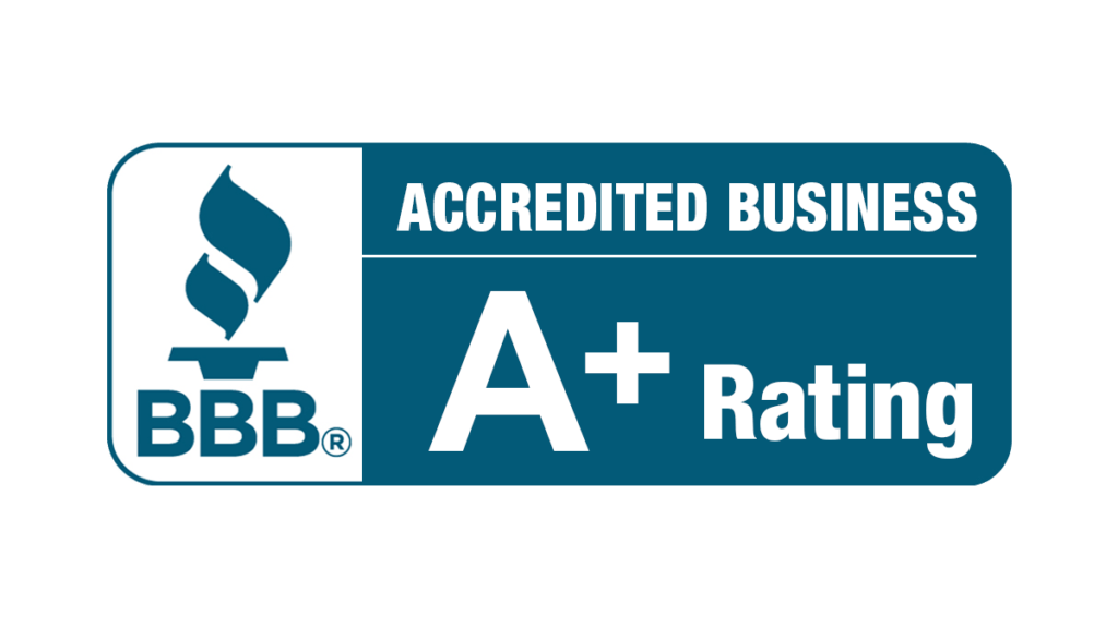 BBB Accredited Business A+ Rating
